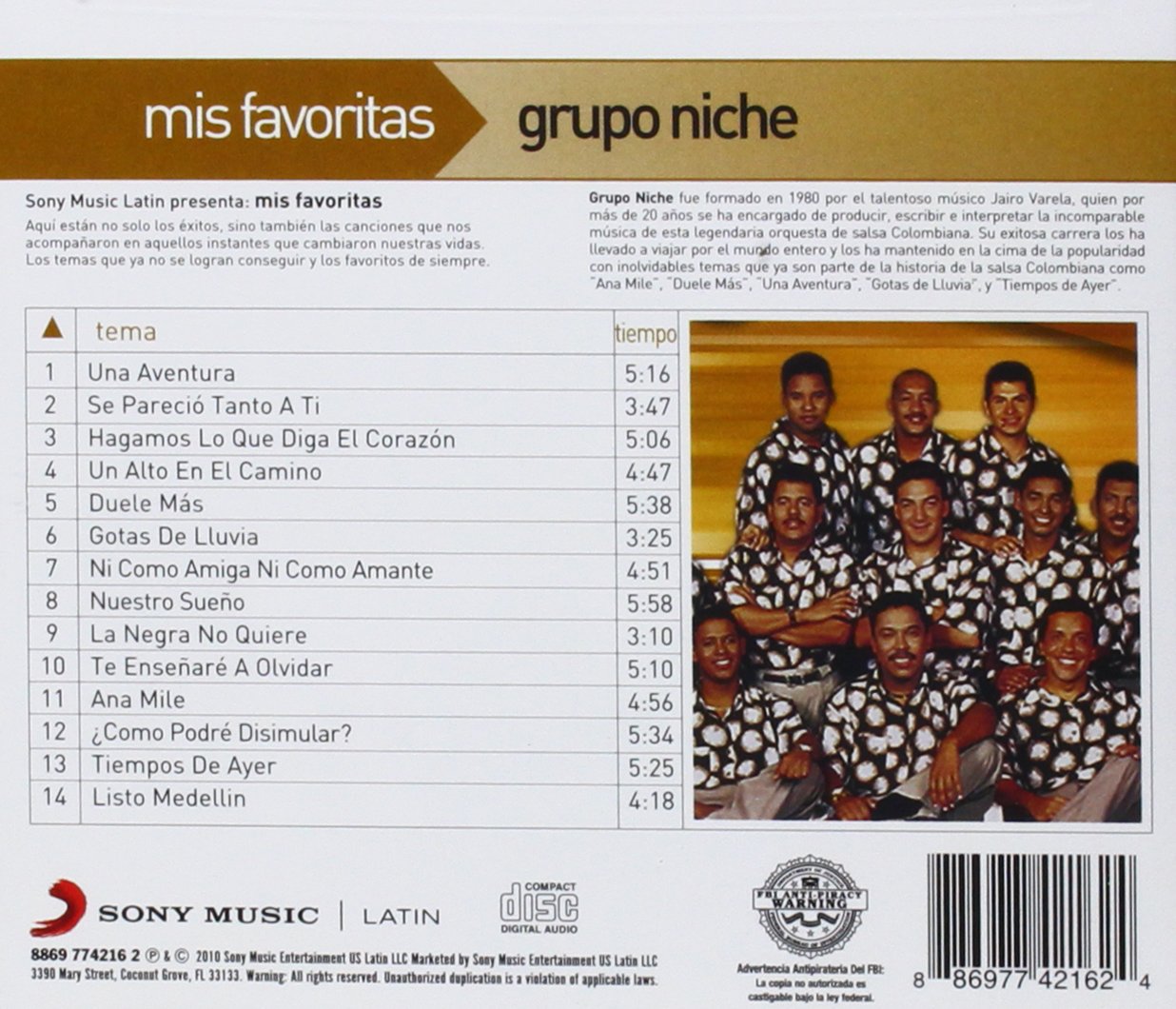 Grupo Niche-Mis Favoritas