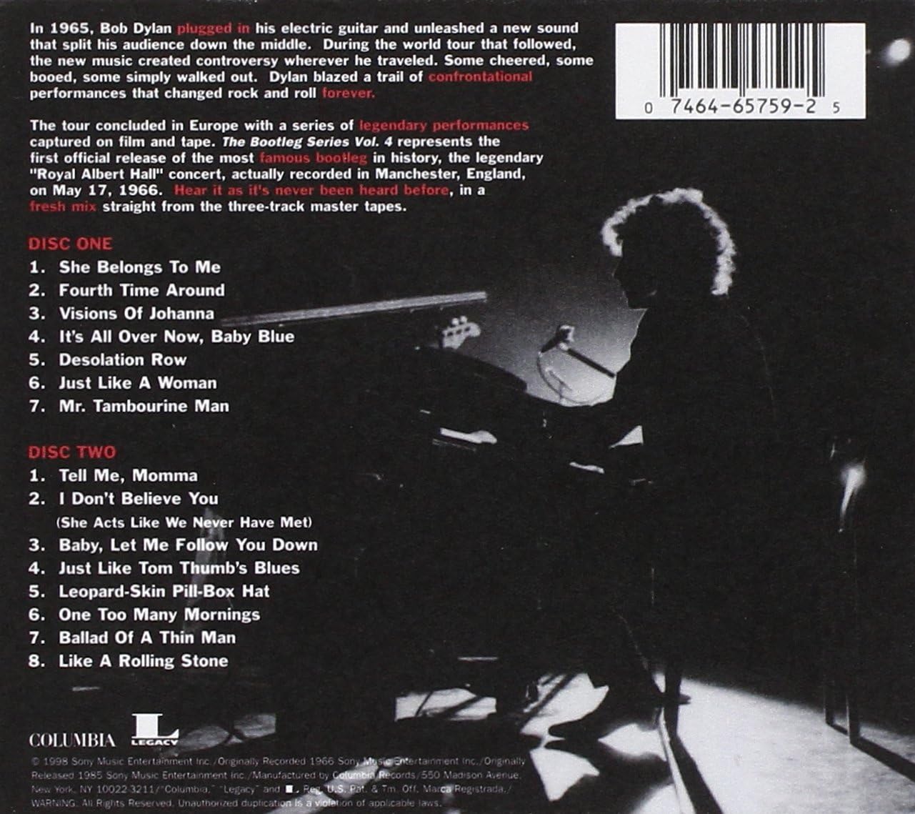 Bootleg Series 4: Live 1966 - Royal Albert Concert