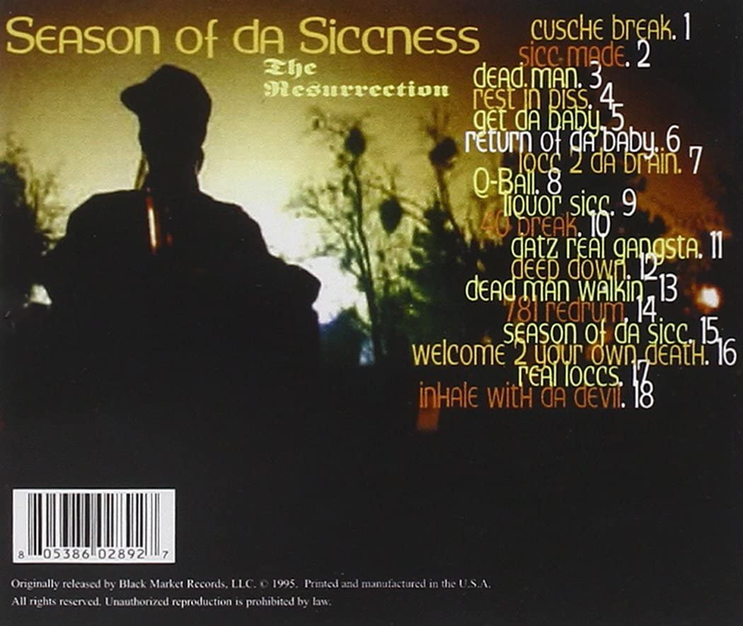 Season of Da Siccness: The Resurrection explicit_lyrics