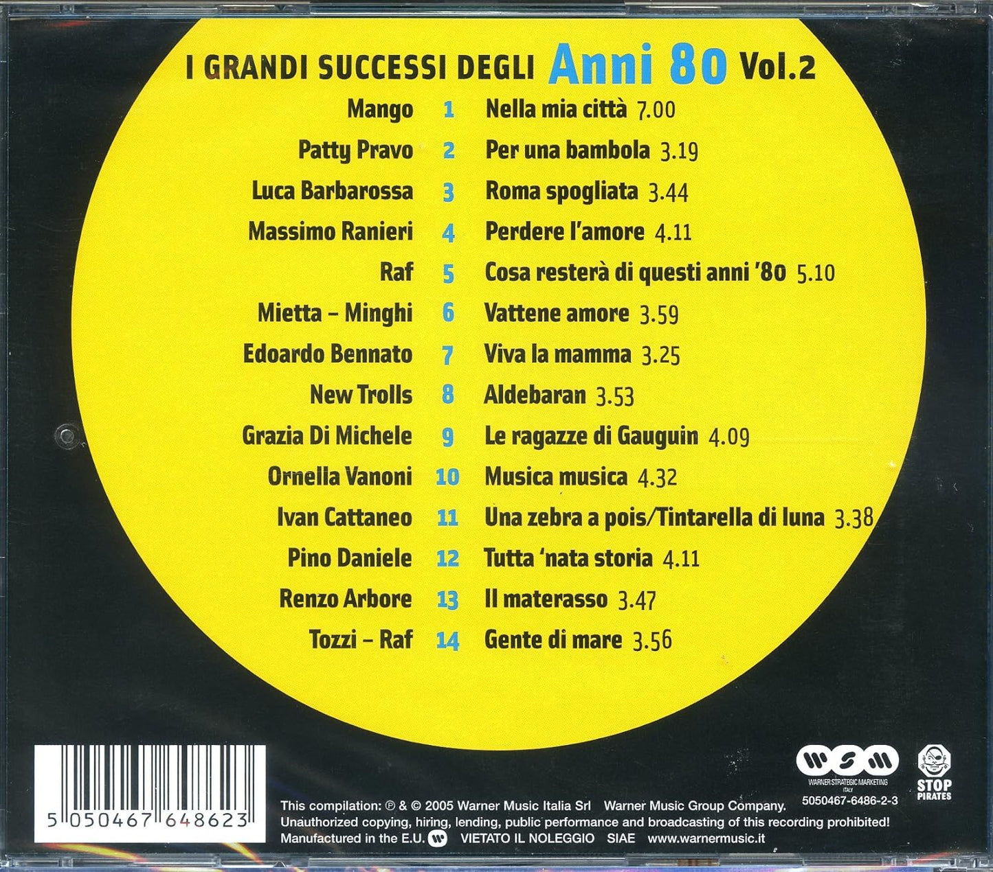 I Grandi Successi Degli Anni 80 2