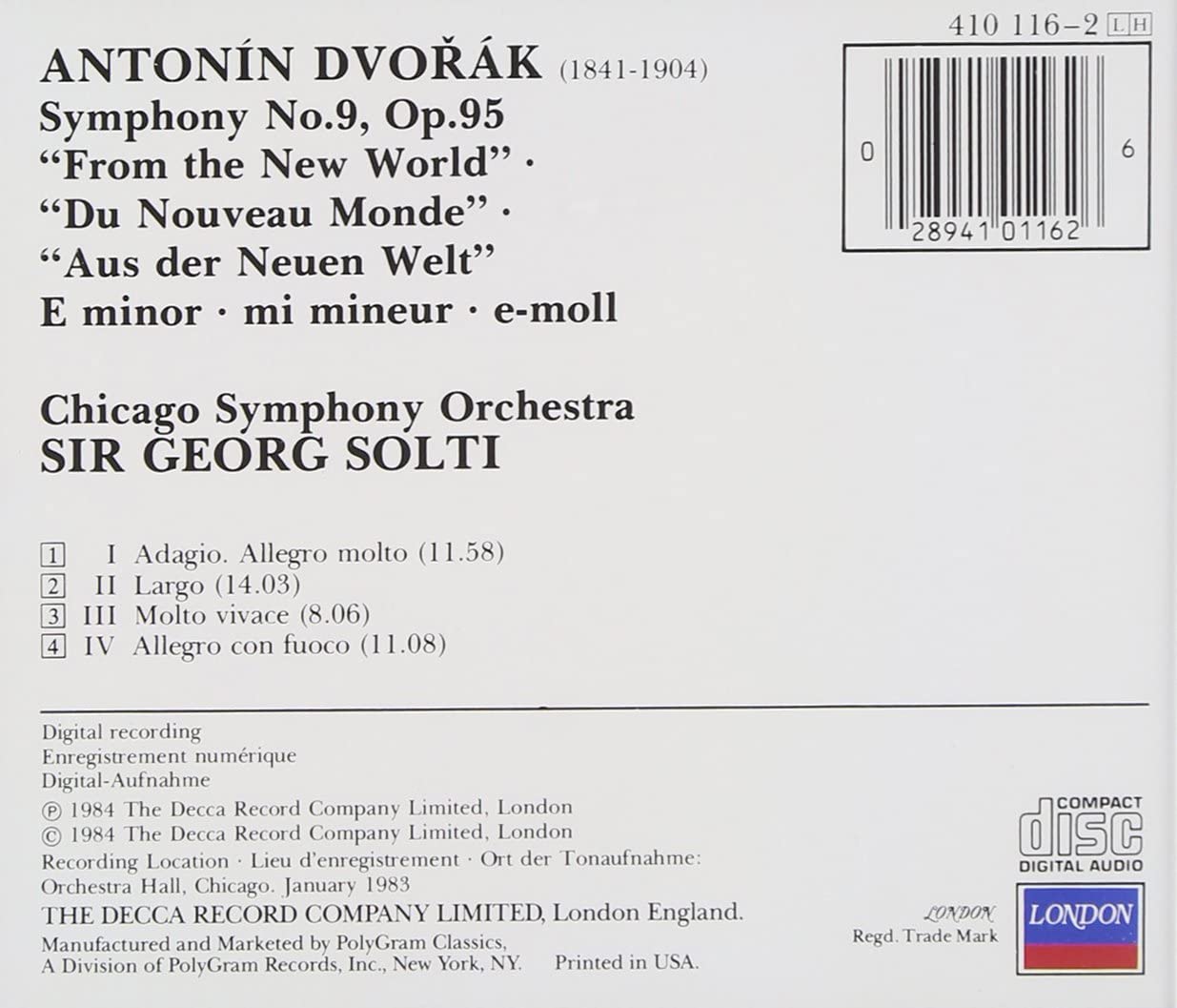 Symphony 9 " New World "