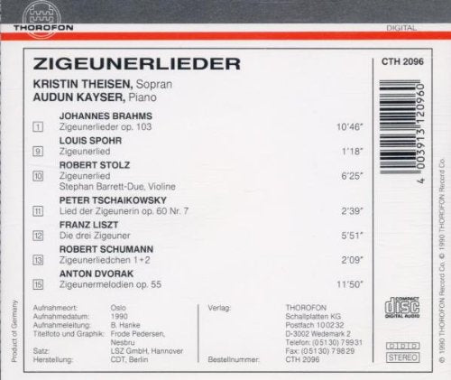Zigeunerlieder Gypsy Songs