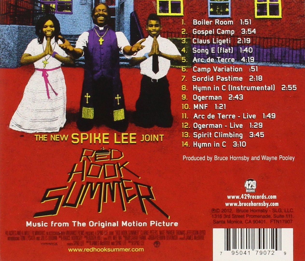 Red Hook Summer (Soundtrack.)