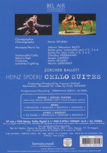 Bach, Johann Sebastian - Cello Suites (NTSC