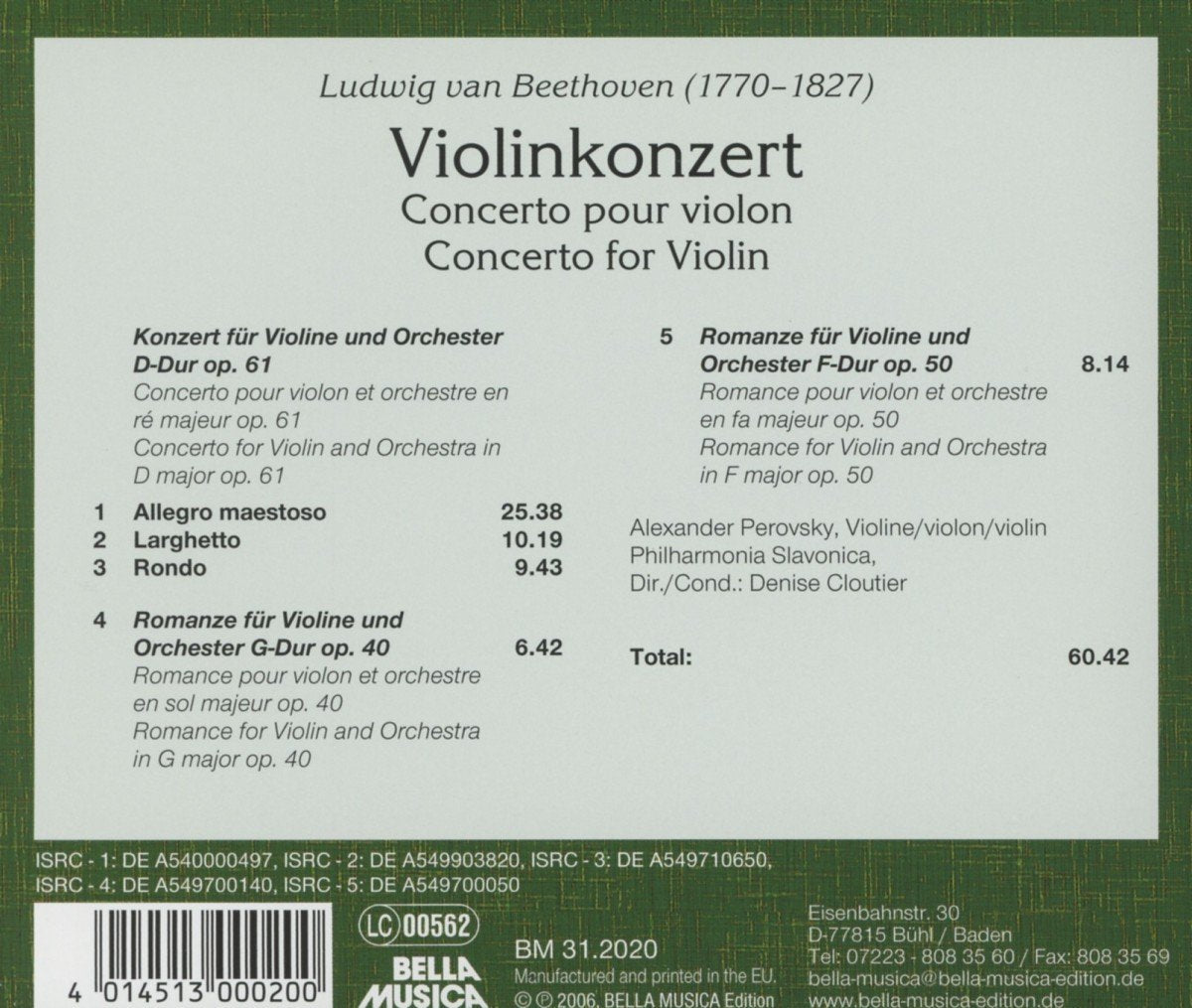 Violin Concertos