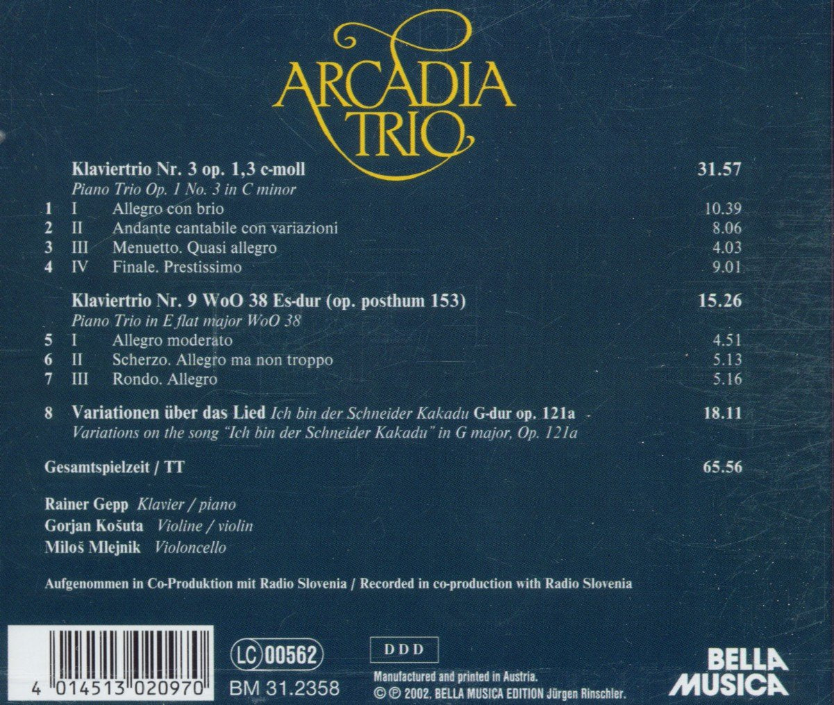 Klavier Trios Nos 3 & 9 / Var Op 121A