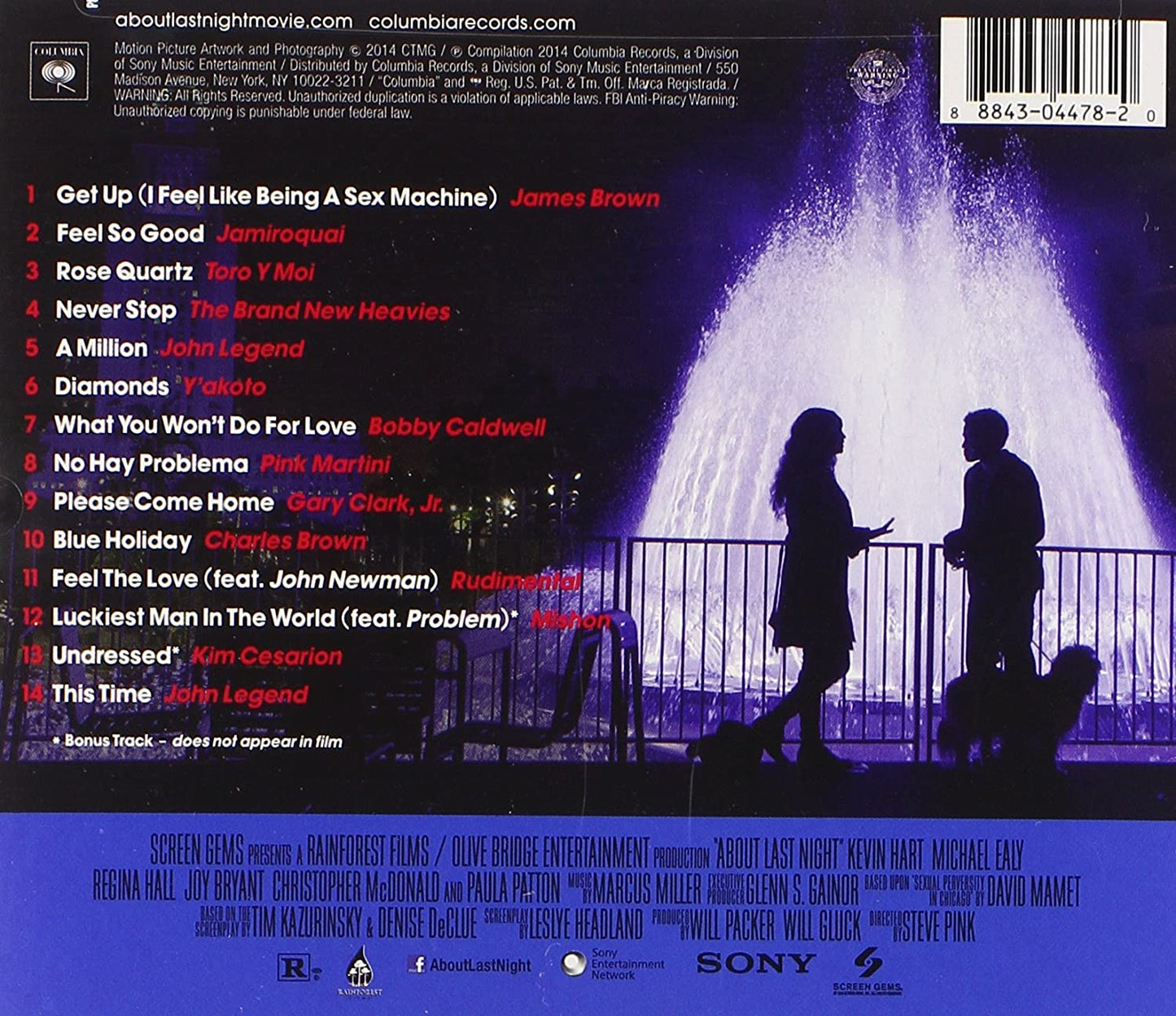 About Last Night / Soundtrack.