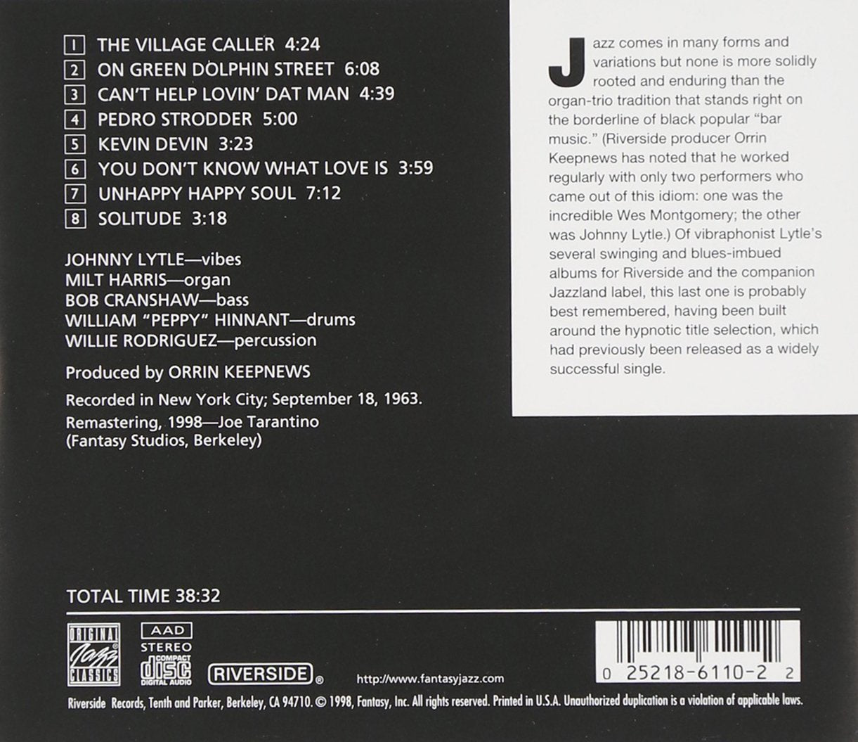 Johnny Lytle-Village Caller