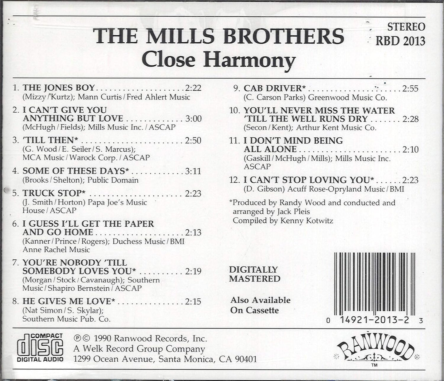 Close Harmony