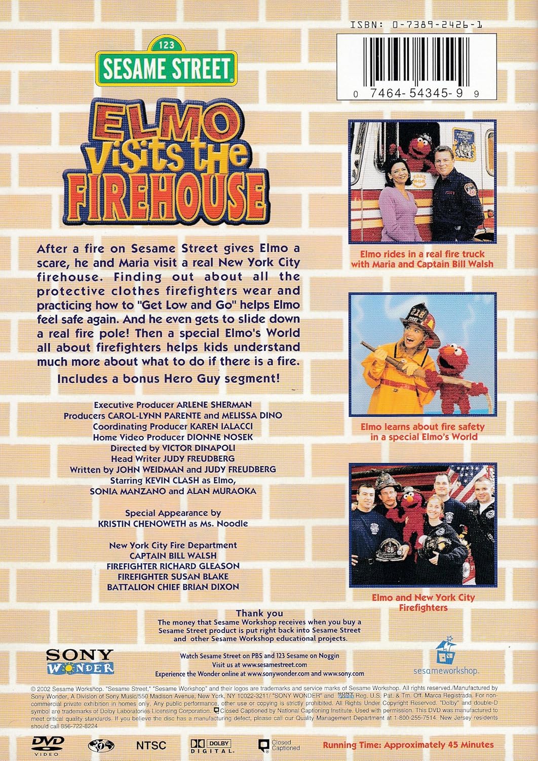 Sesame Street - Elmo Visits the Firehouse