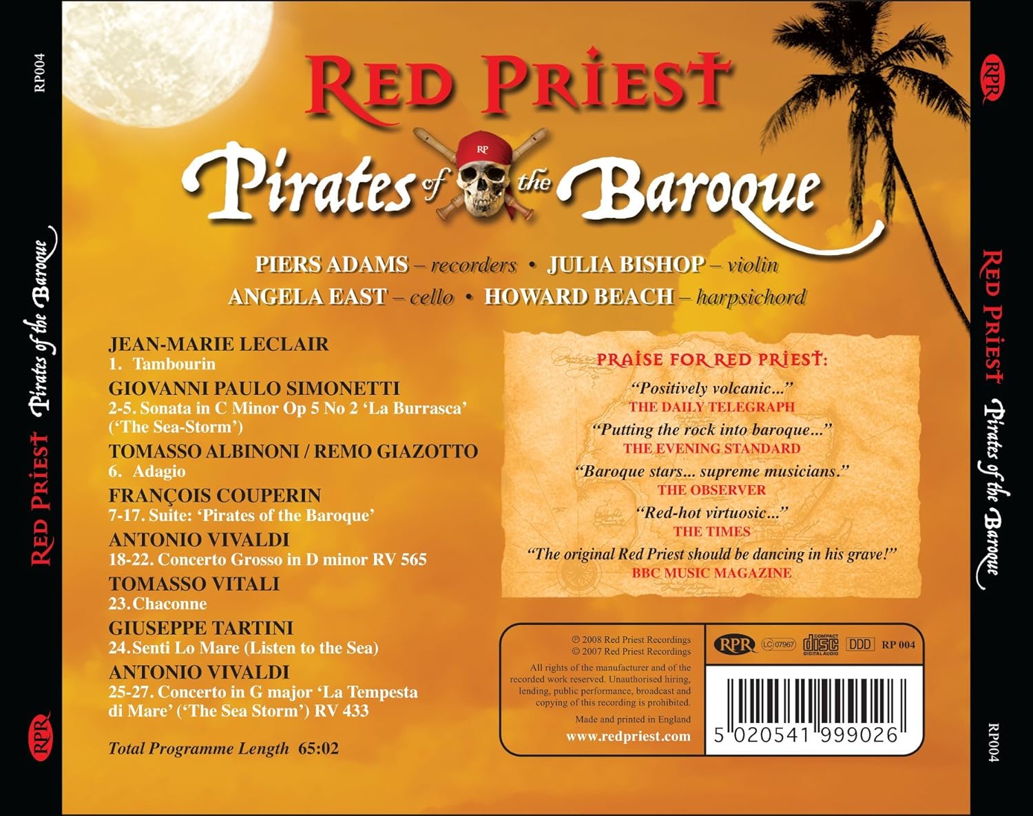 Red Priest-Pirates Of The Baroque