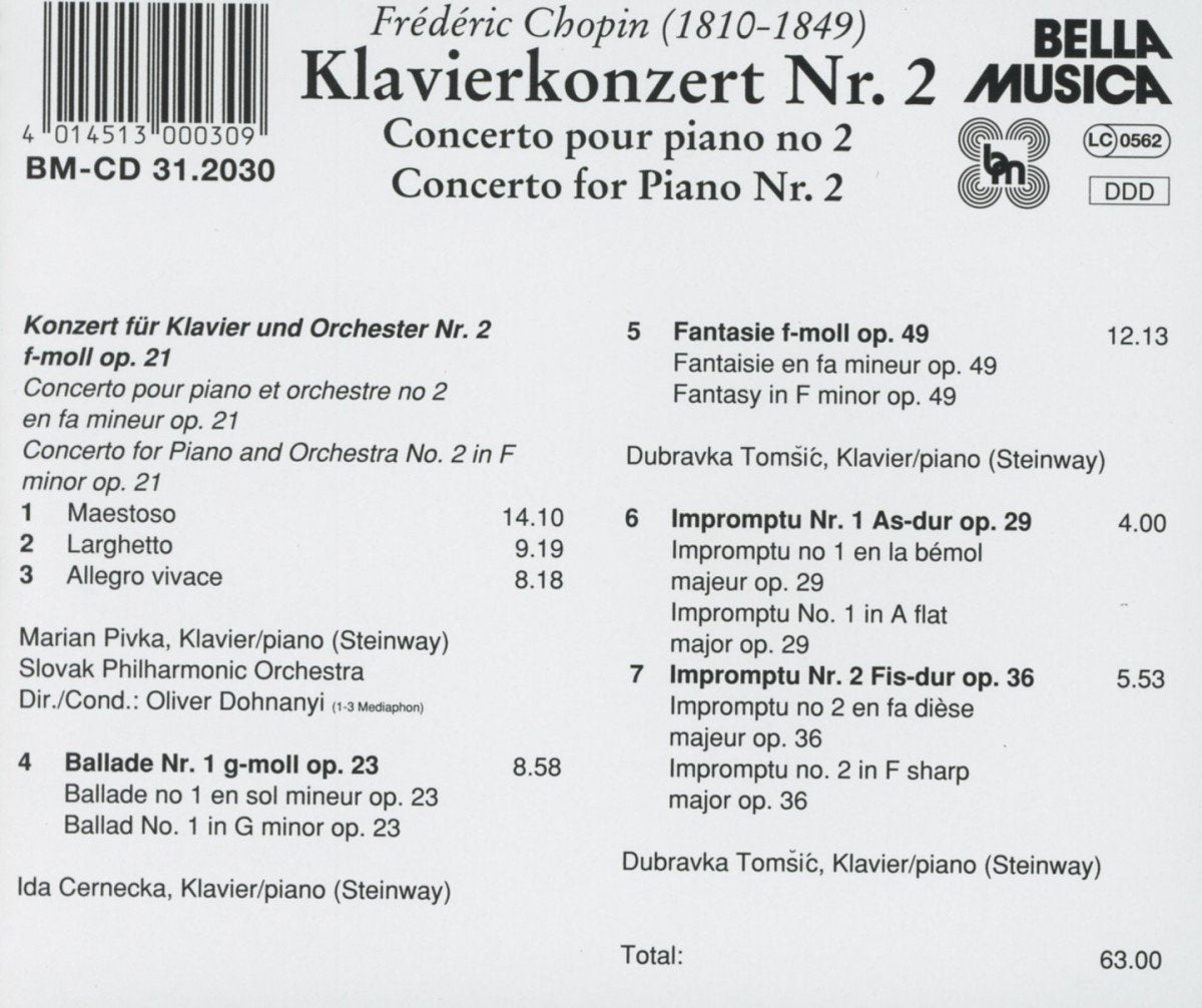 Piano Cto No 2