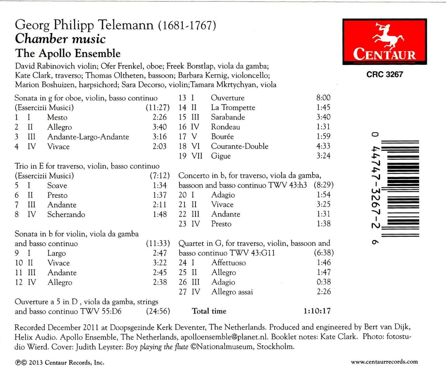 Telemann: Chamber Music