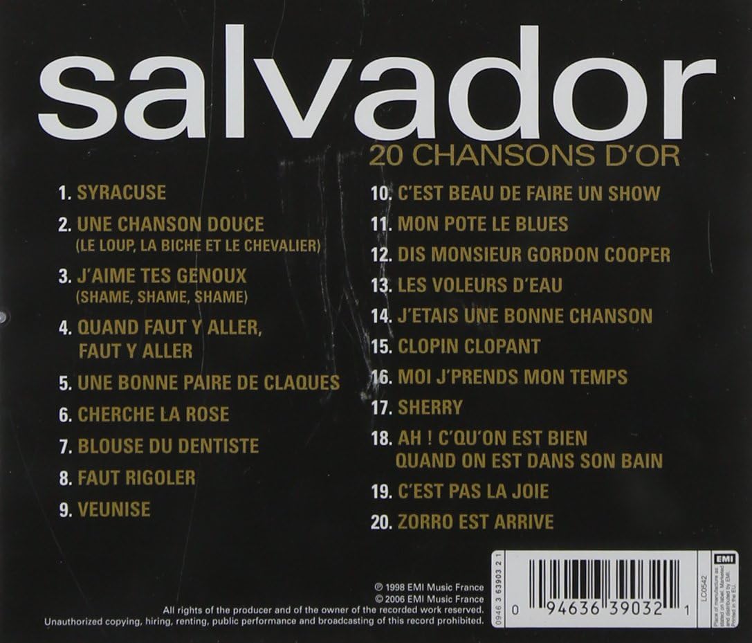 20 Chansons D'or