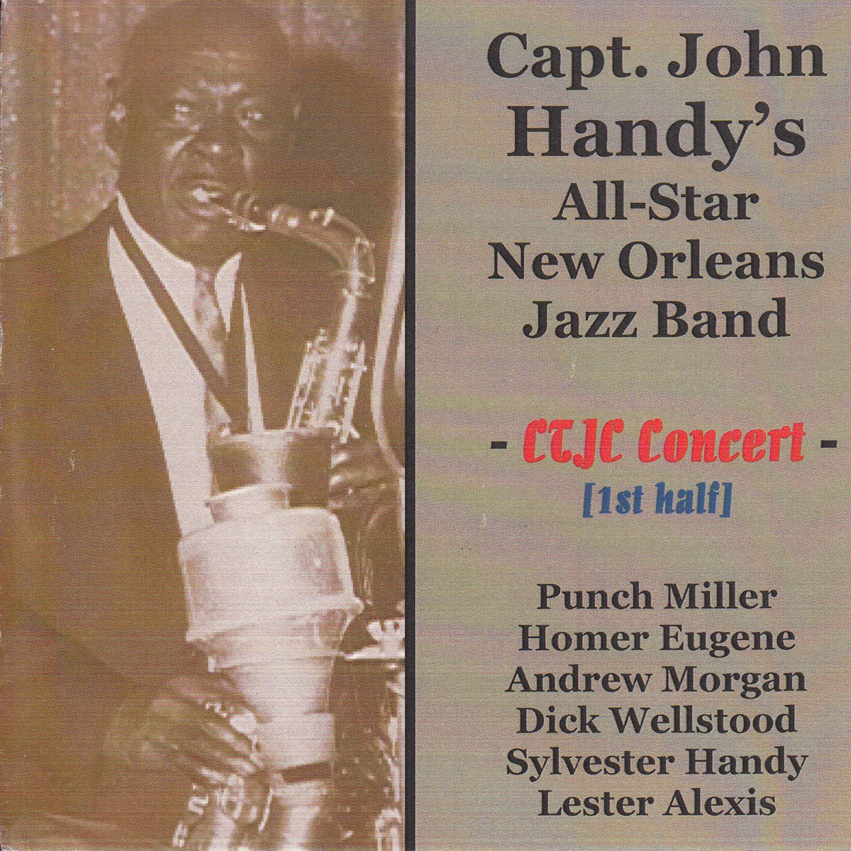 At the Connecticut Traditional Jazz Club: 1st Half