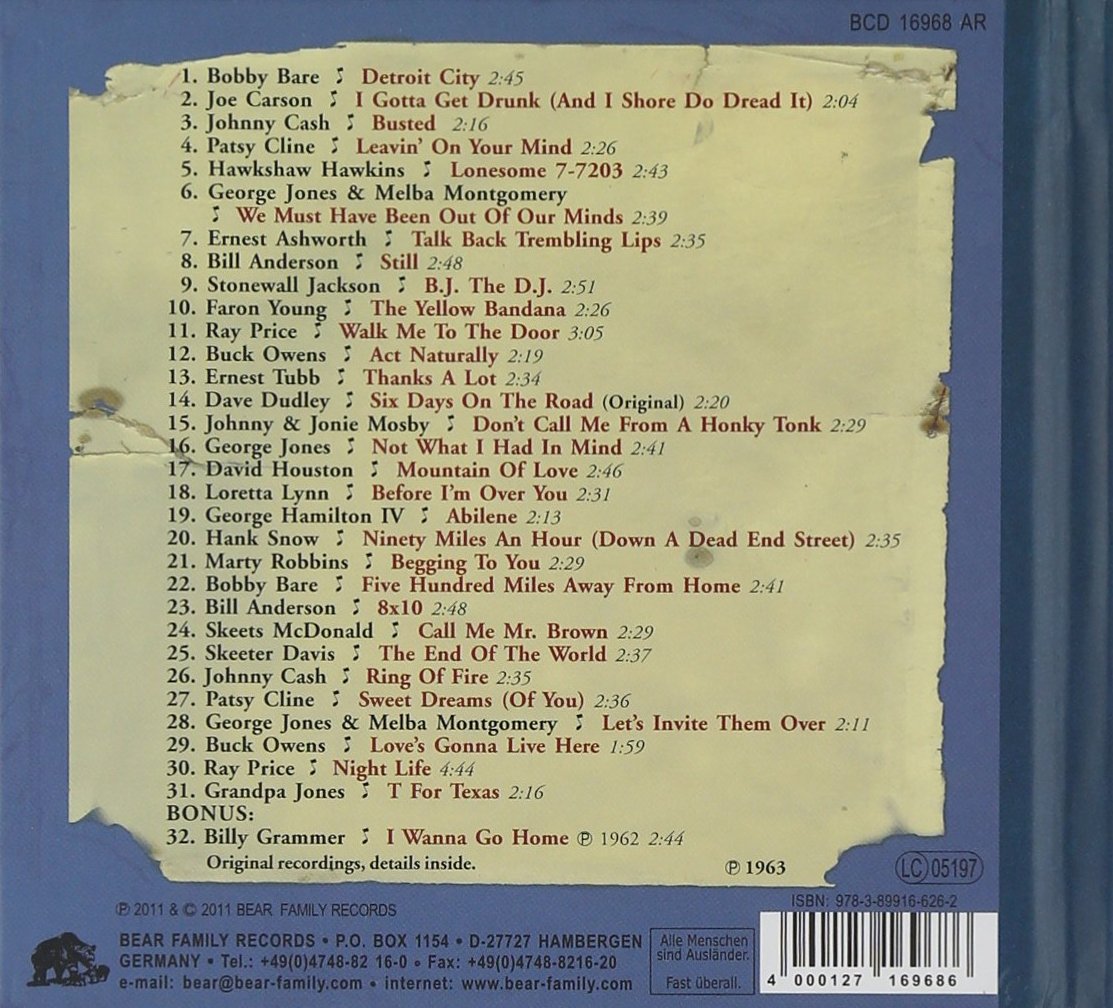 Dim Lights,Thick Smoke and Hillbilly Music 1963