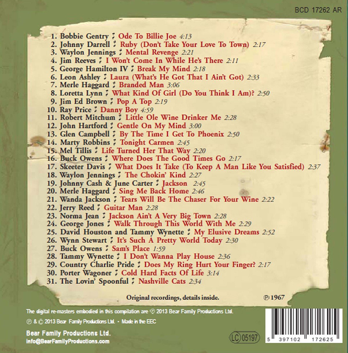 Country & Western Hit Parade 1967 / Various