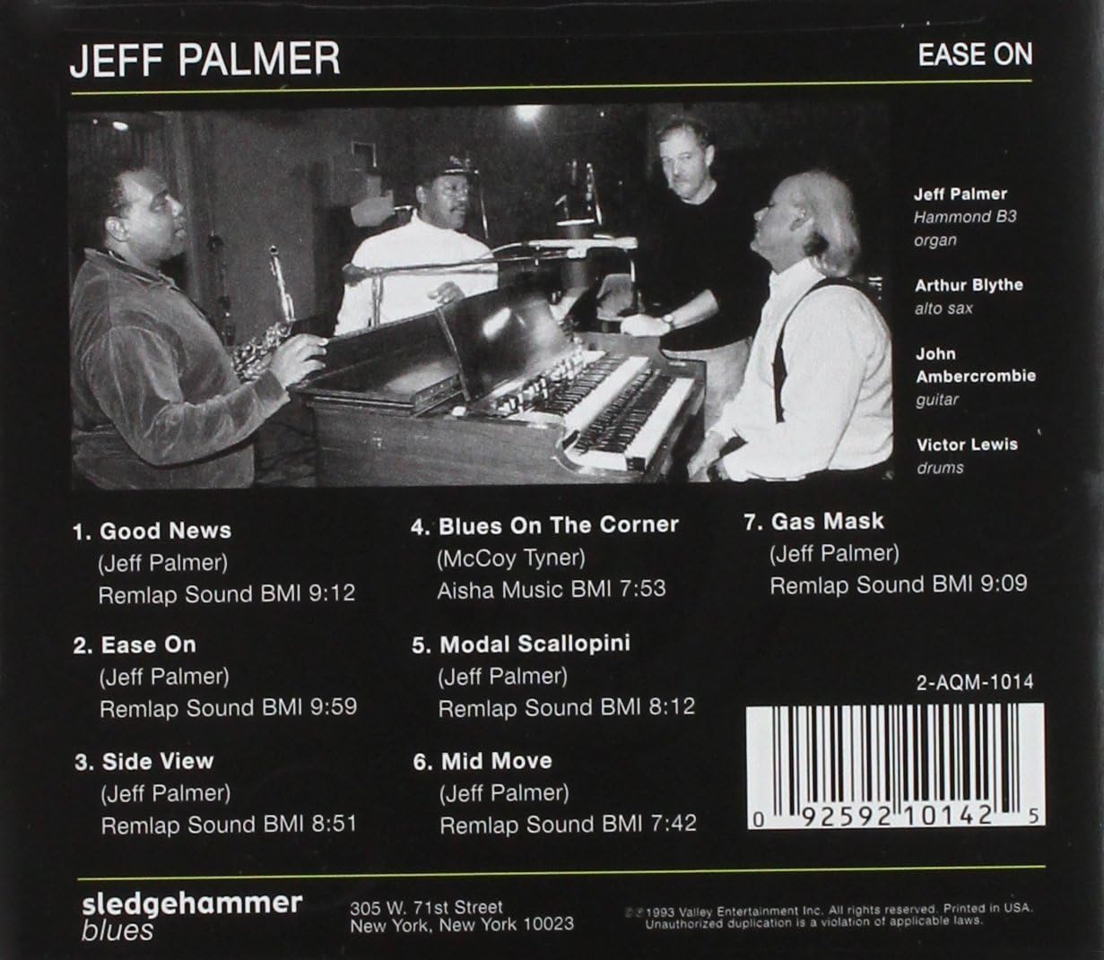 Palmer & Ambercrombie - Ease On