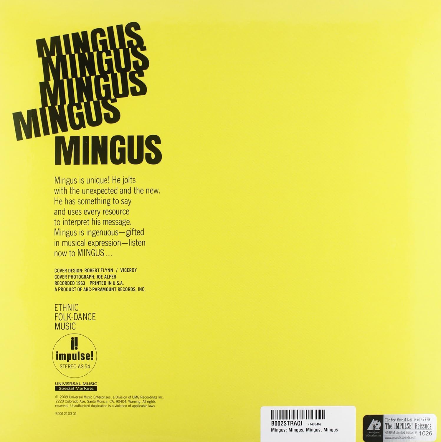 Mingus, Mingus, Mingus, Mingus, Mingus