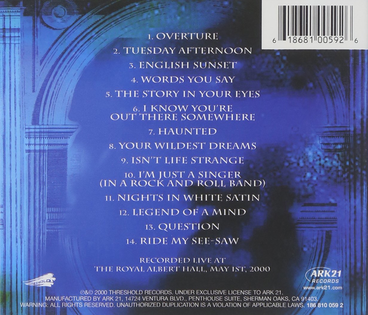 Hall of Fame: Live at the Royal Albert Hall 2000