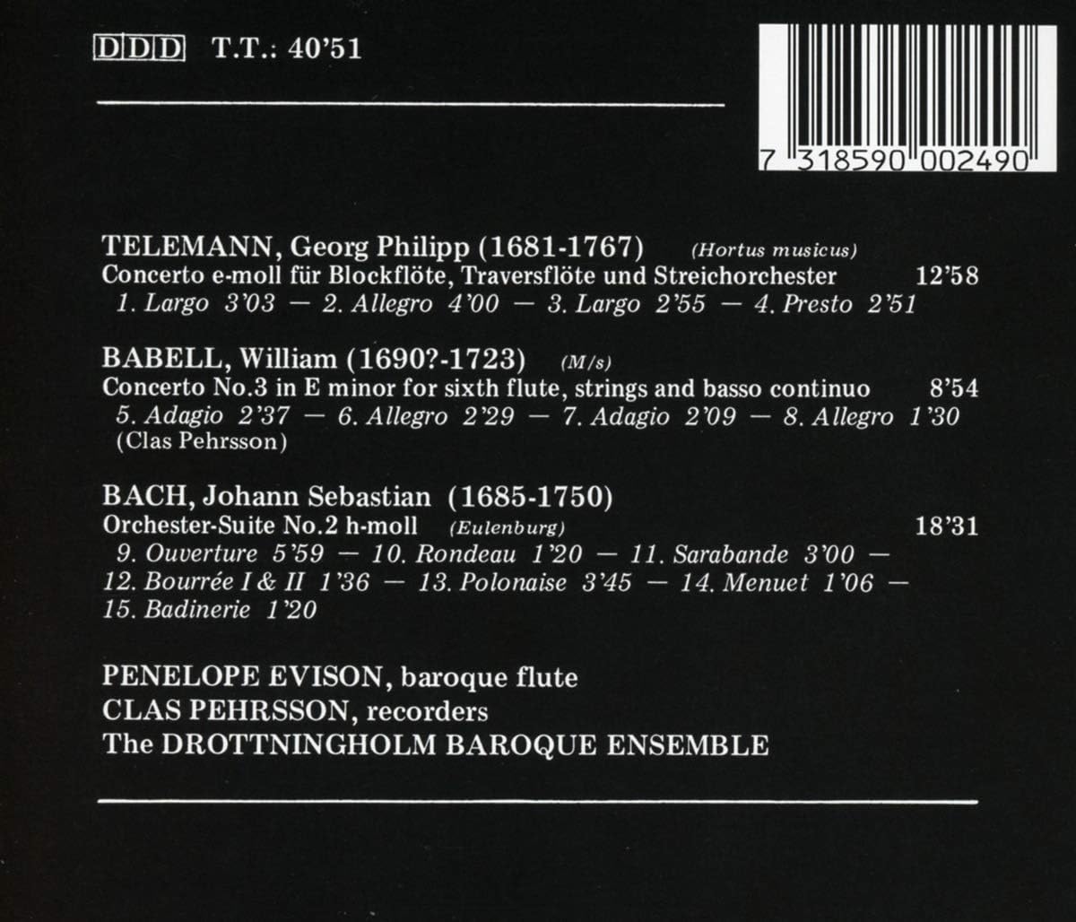 Concerto for Flute and Recorder (Pehrsson, Evison)