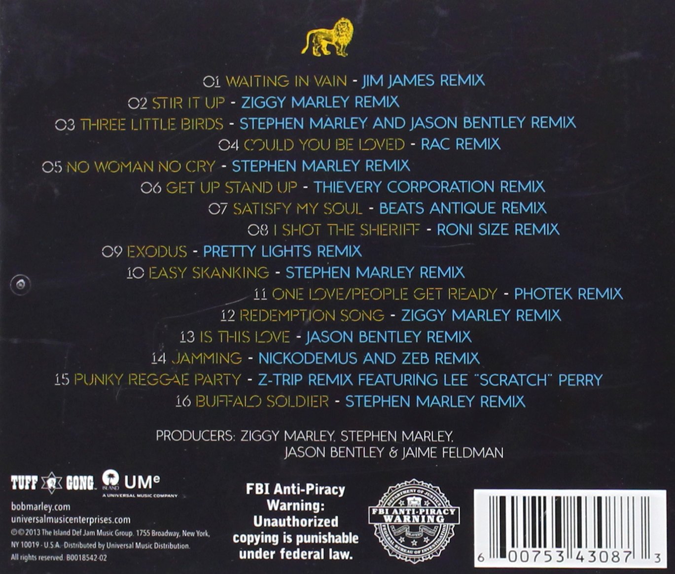Bob Marley & Wailers-Legend Remixed