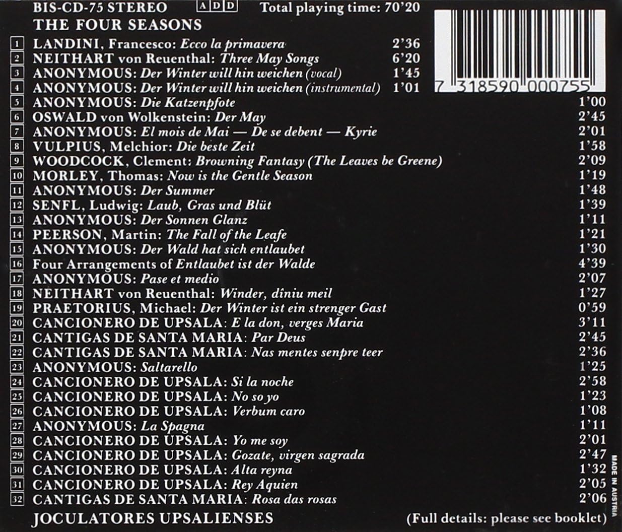 Medieval/renaissance Music (Joculatores Upsalienses)