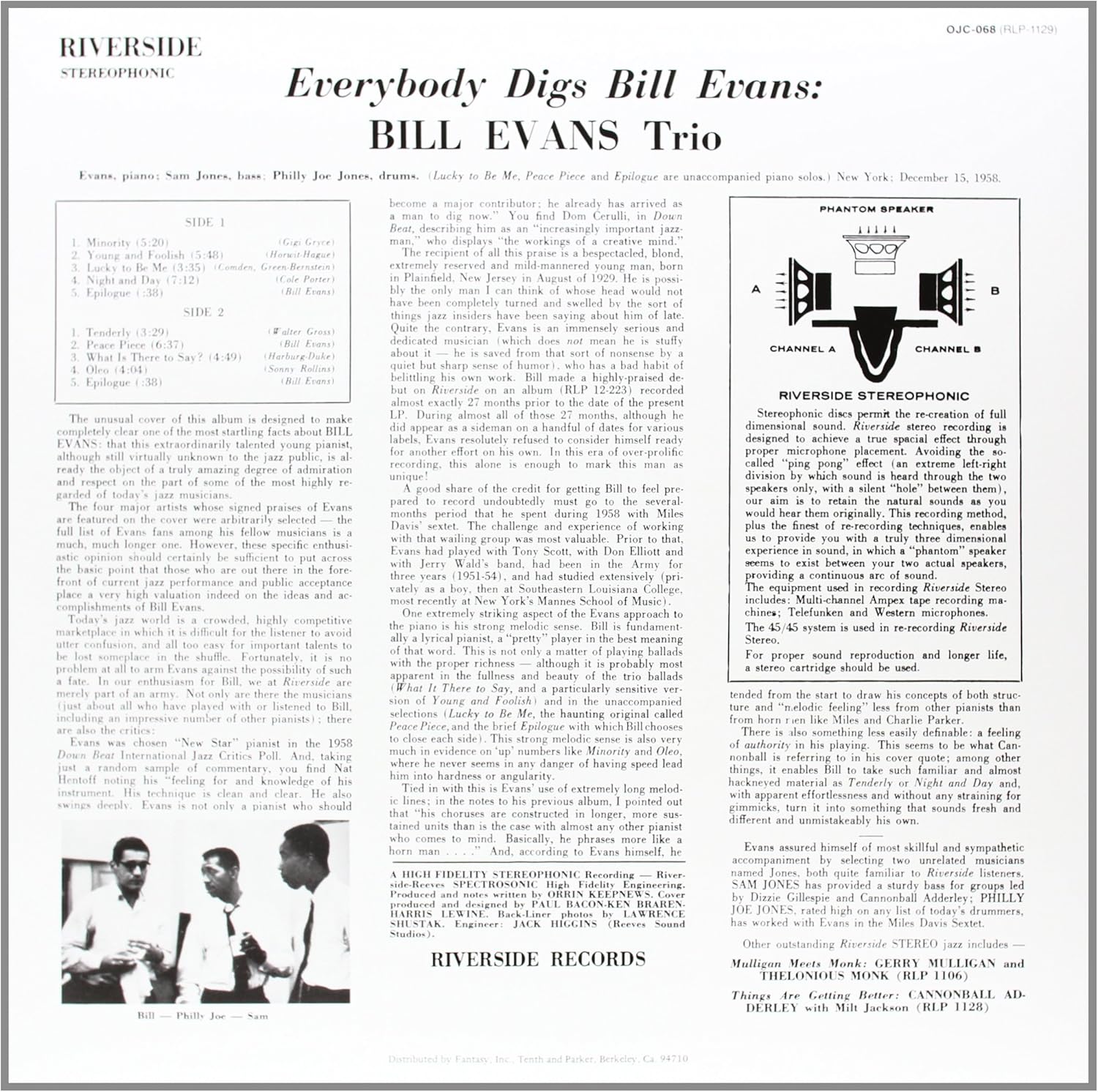 Everybody Digs Bill Evans