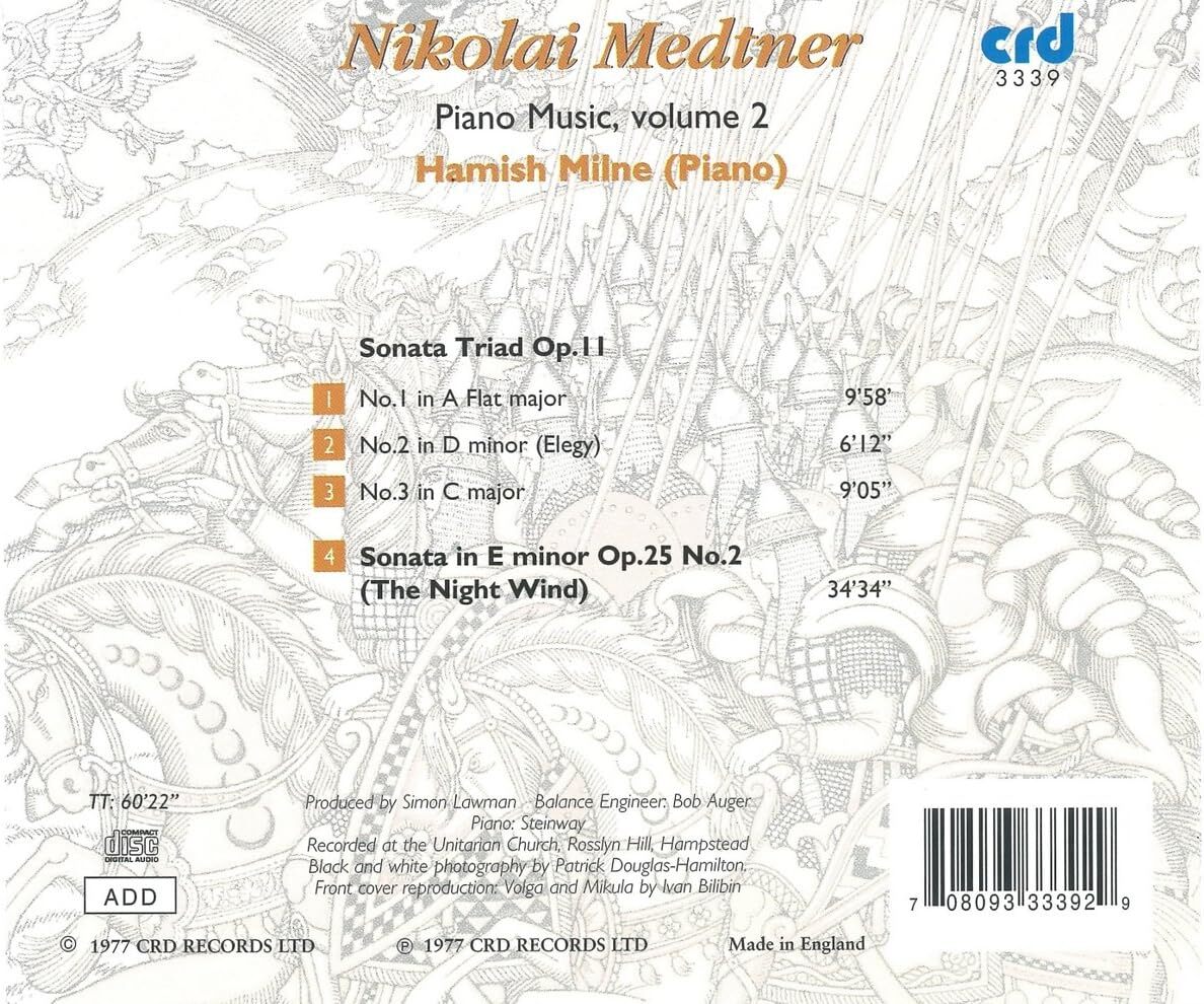 Nikolai Medtner: Sonata Triad, Op. 11/Sonata in E Minor, Op. 25..