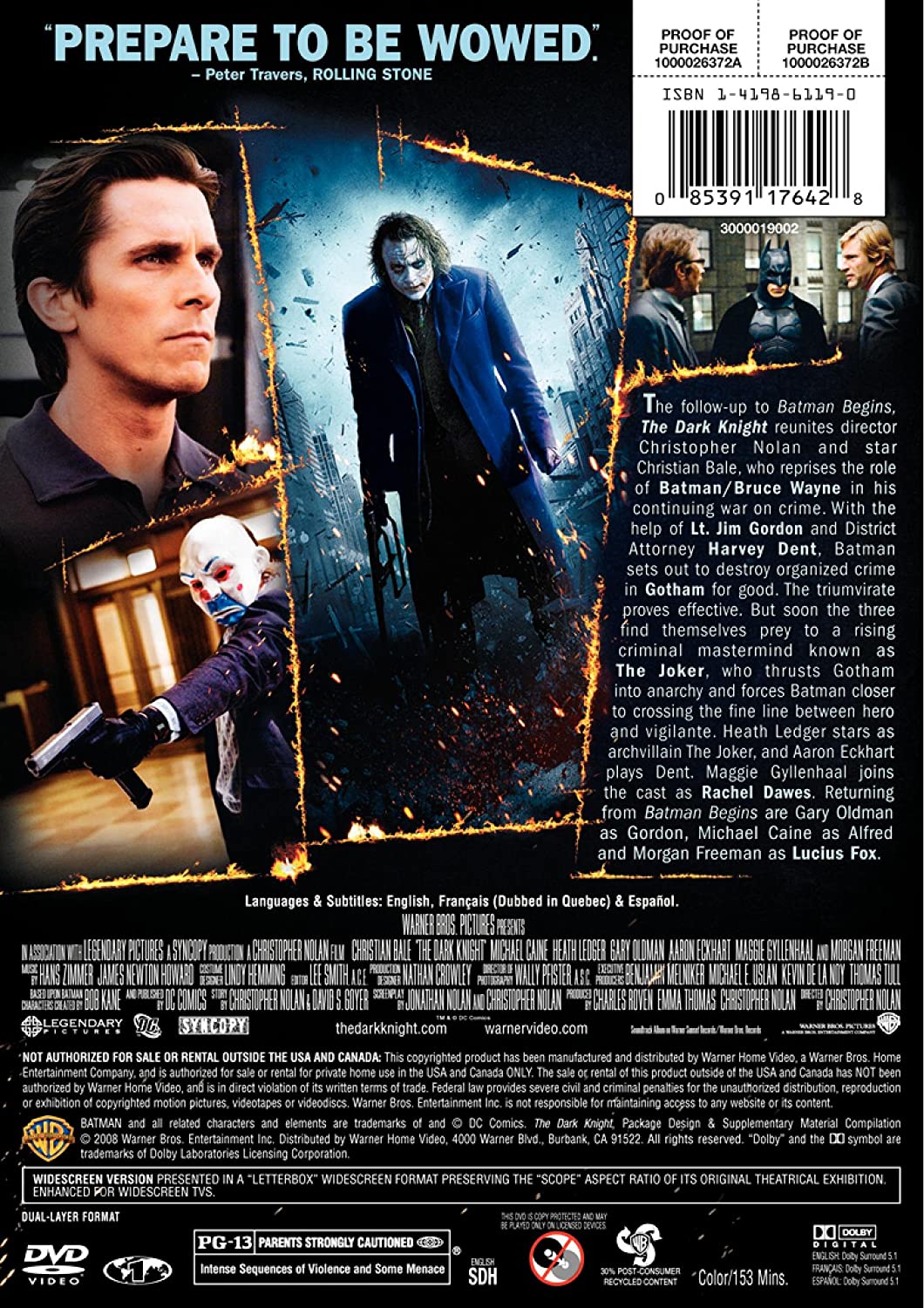 The Dark Knight (Single-Disc Widescreen Edition