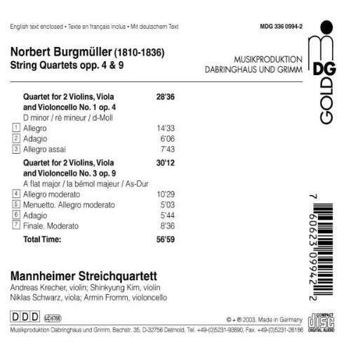 String Quartets 1 & 3