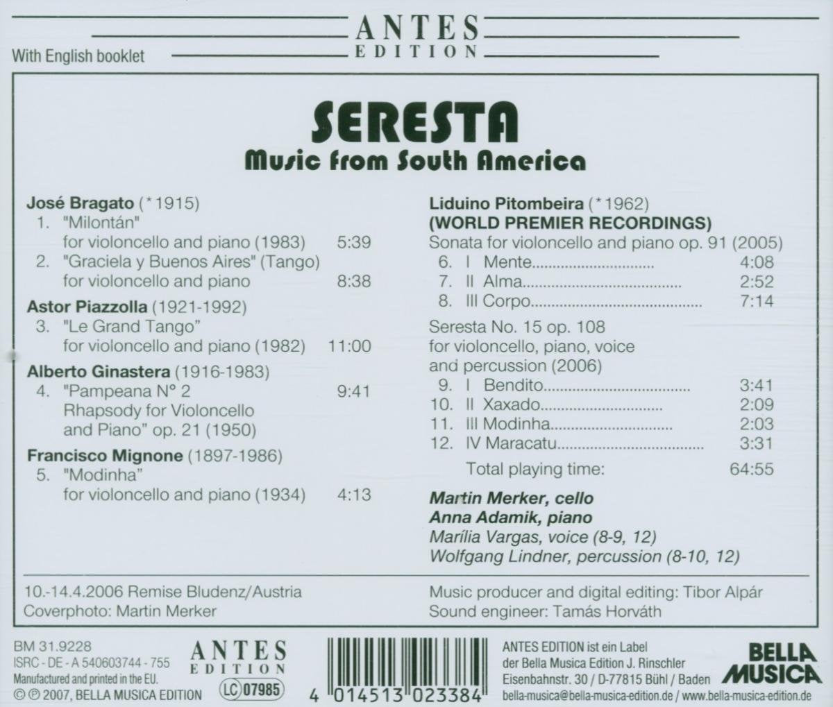 Seresta: Music from South America