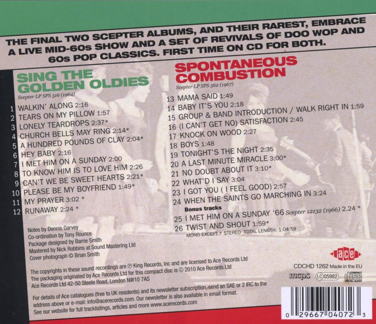 Sing the Golden Oldies/Spontaneous Combustion