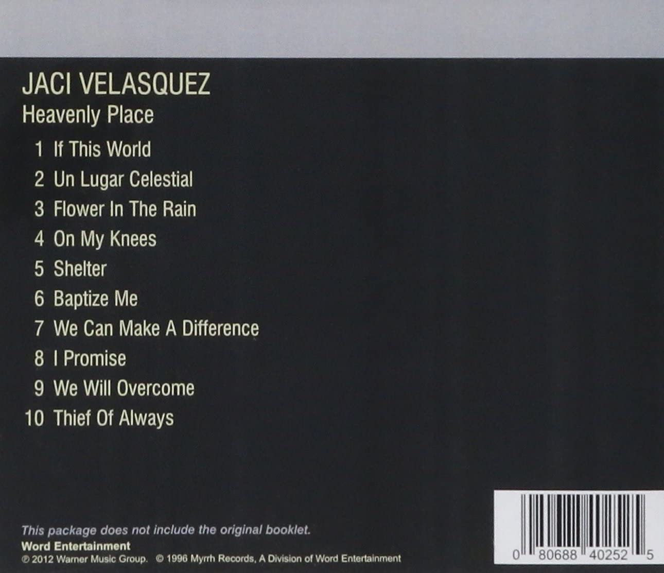Heavenly Place (CD