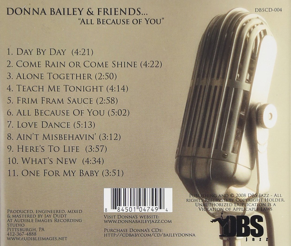 Donna Bailey & Friends....All Because of You