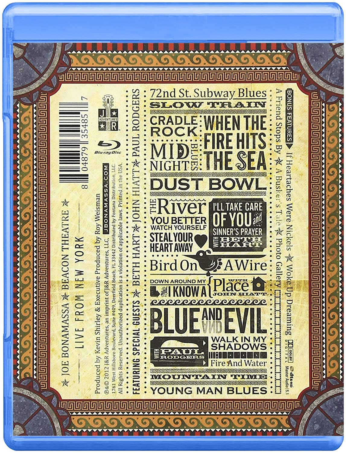 Bonamassa J-Beacon Theatre-Live from New York