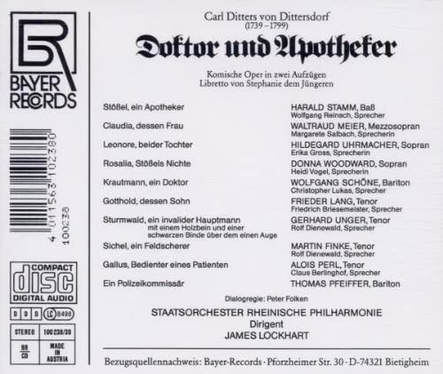 Dittersdorf: Doktor und Apotheker (Gesamtaufnahme