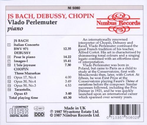 Recital (Perlemuter)