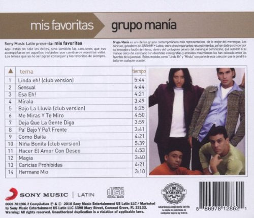 Grupo Mania-Mis Favoritas