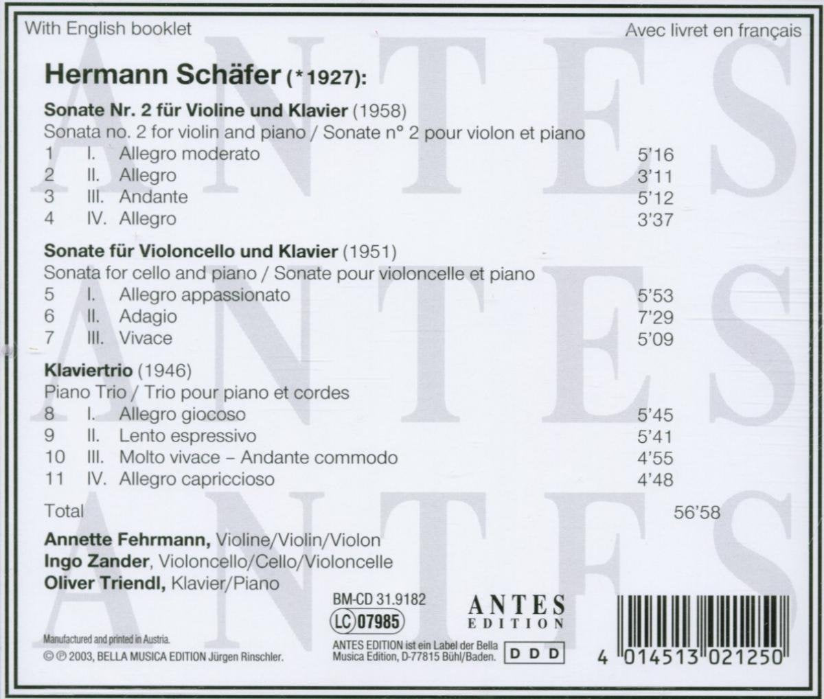 Fruhe Kammermusik: Son No 2 for Violin & PN