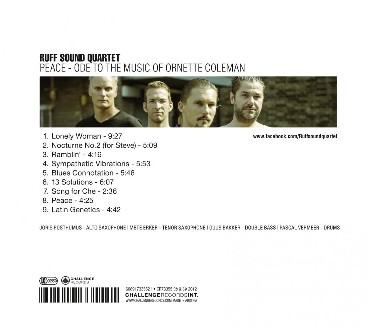 Peace: Ode to the Music of Ornette Coleman