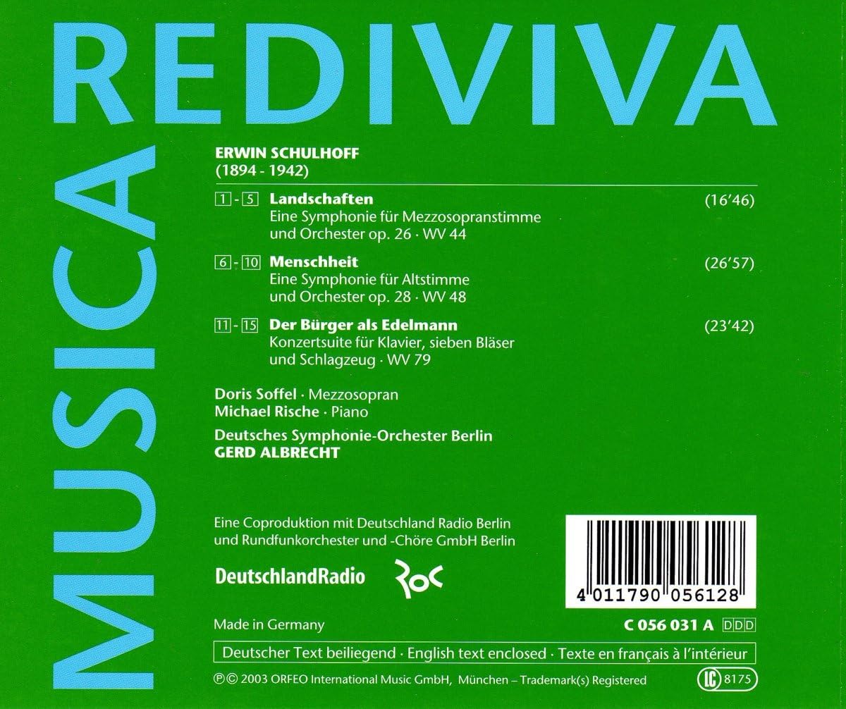 Musica Rediviva (Albrecht, Deutsches So)