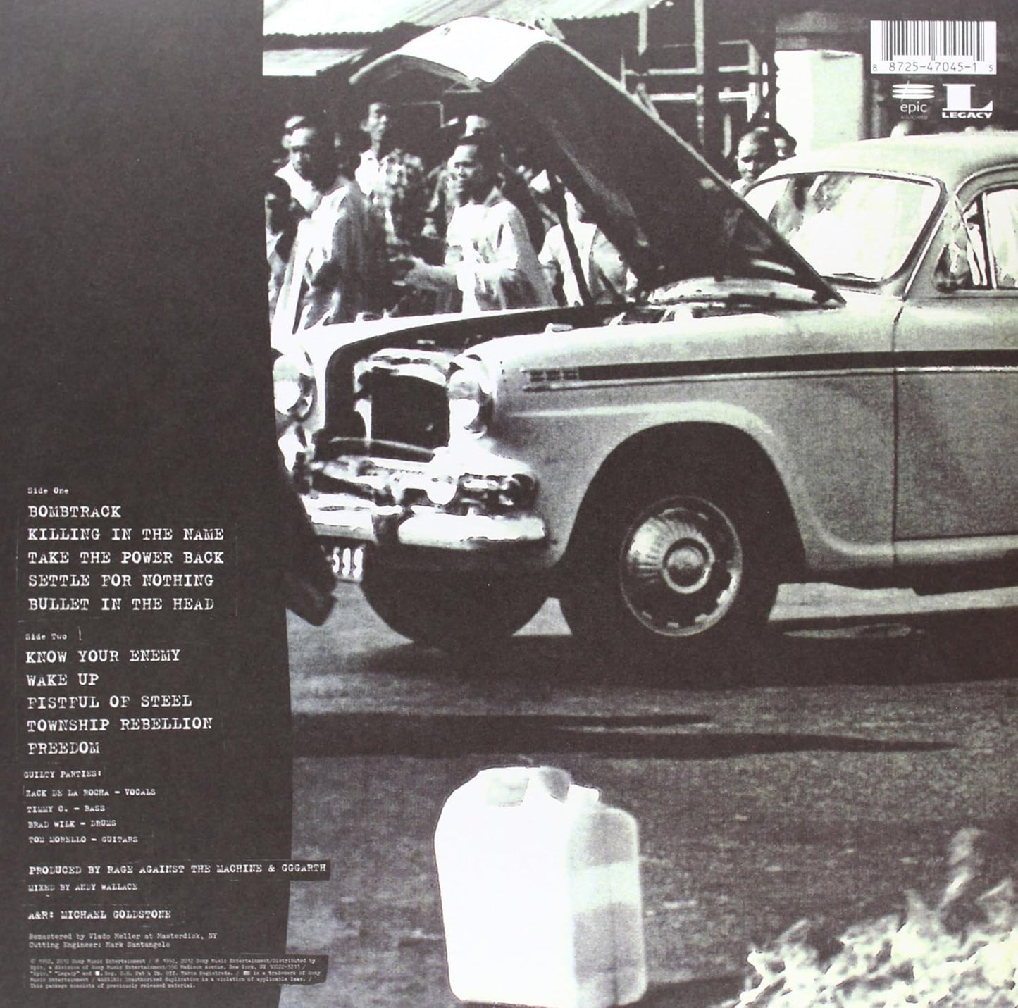Rage Against the Machine XX (20th Anniversary) explicit_lyrics