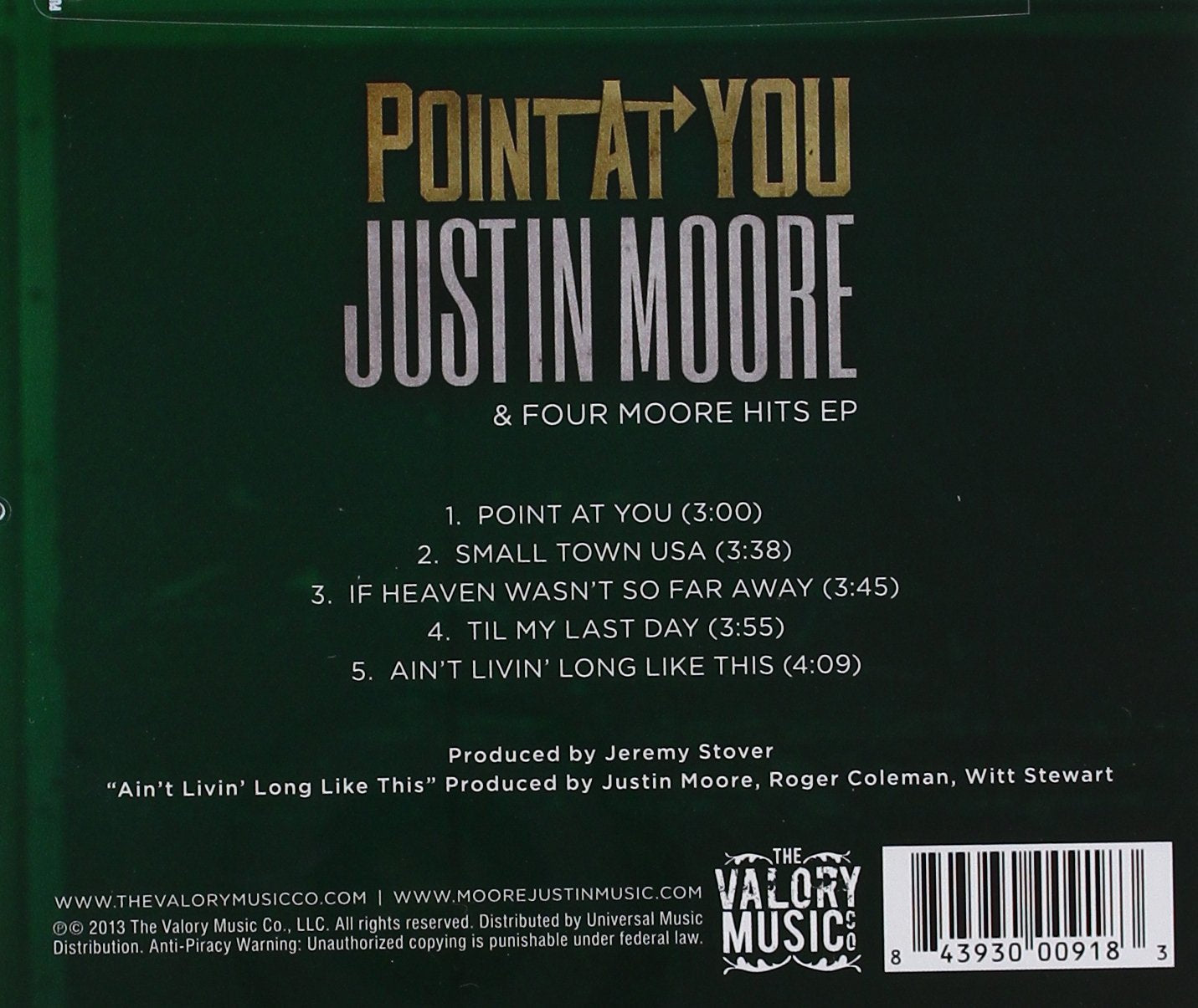 Point at You & Four Moore Hits (CDEP