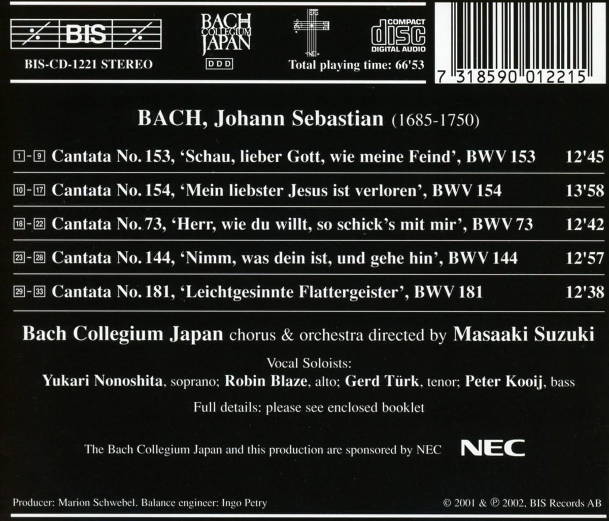 Cantatas Vol. 17 (Suzuki, Bach Collegium Japan)