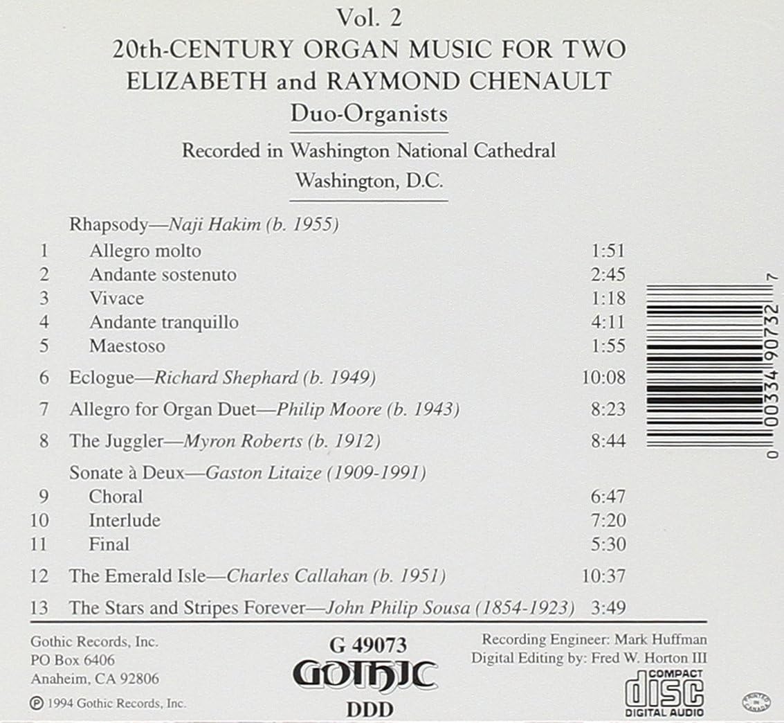Organ Music for 2