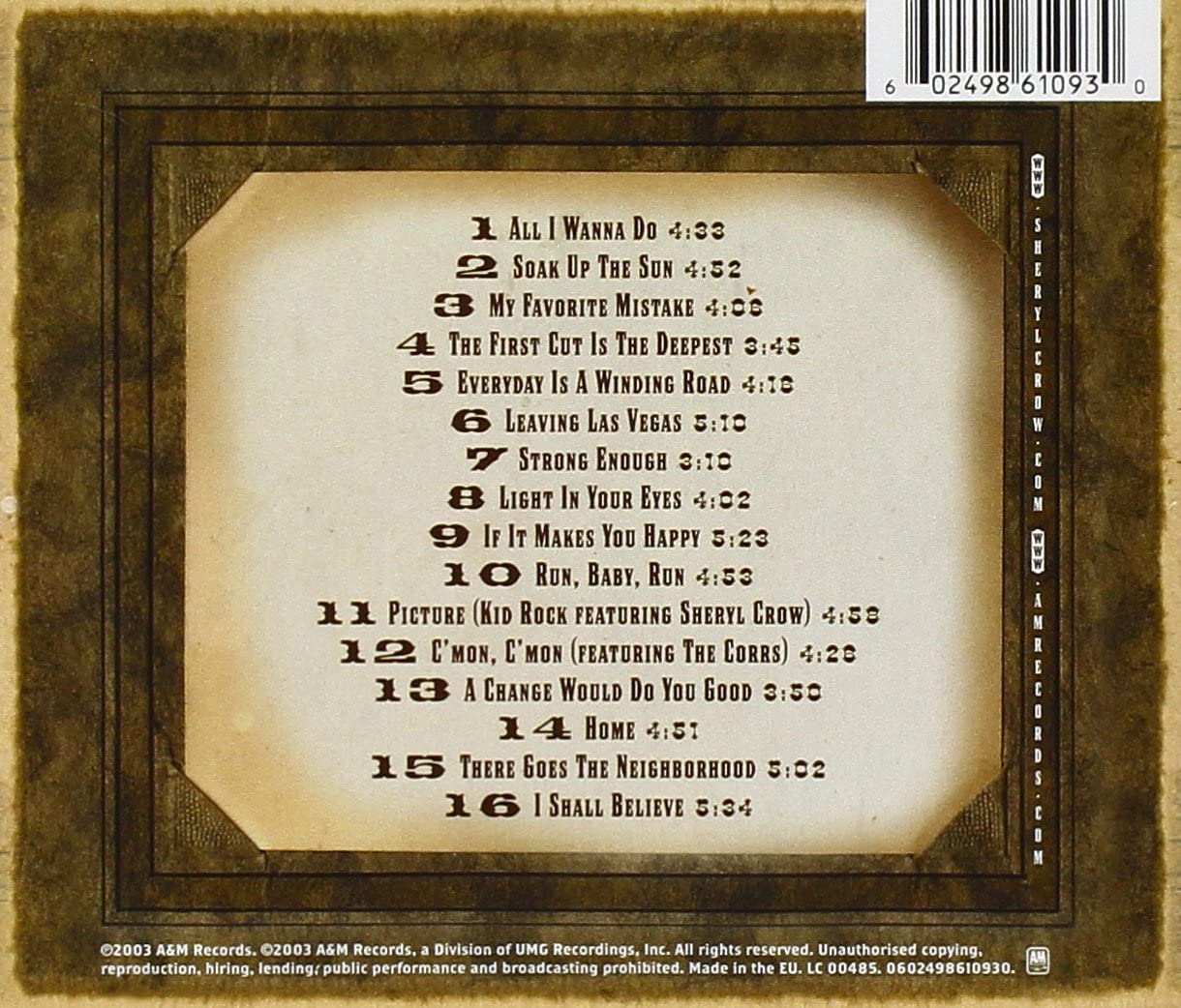 The Very Best Of Sheryl Crow