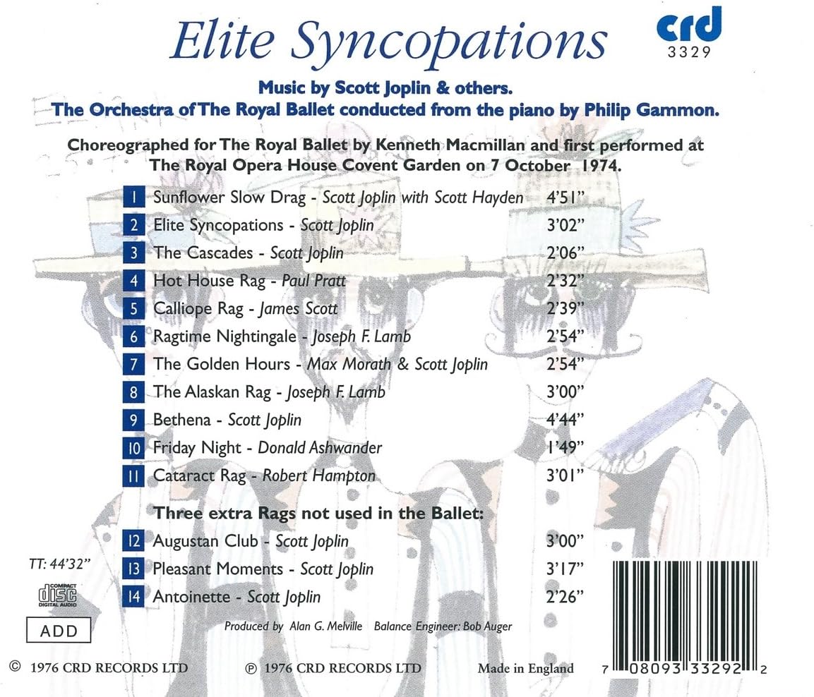Elite Syncopations (Orchestra of the Royal Ballet, Gammon)