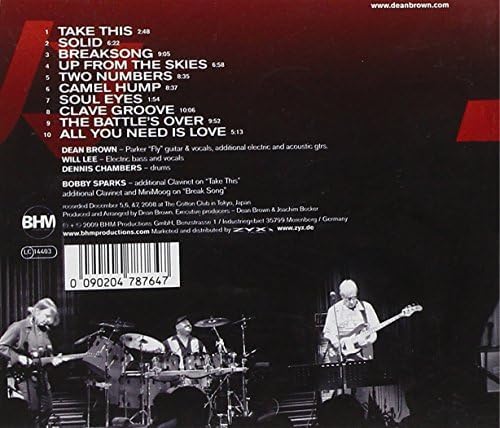 Dean Brown whit Dennis Chambers+Will Lee: DBIII live at the Cotton Club Tokyo