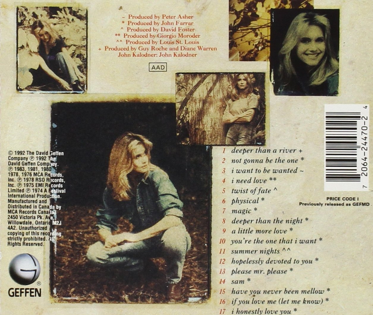 Olivia Newton-John-Back To Basics-The Essential Co